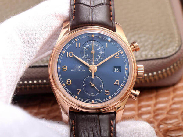 PORTUGIESER IW390305 ZF FACTORY BROWN STRAP